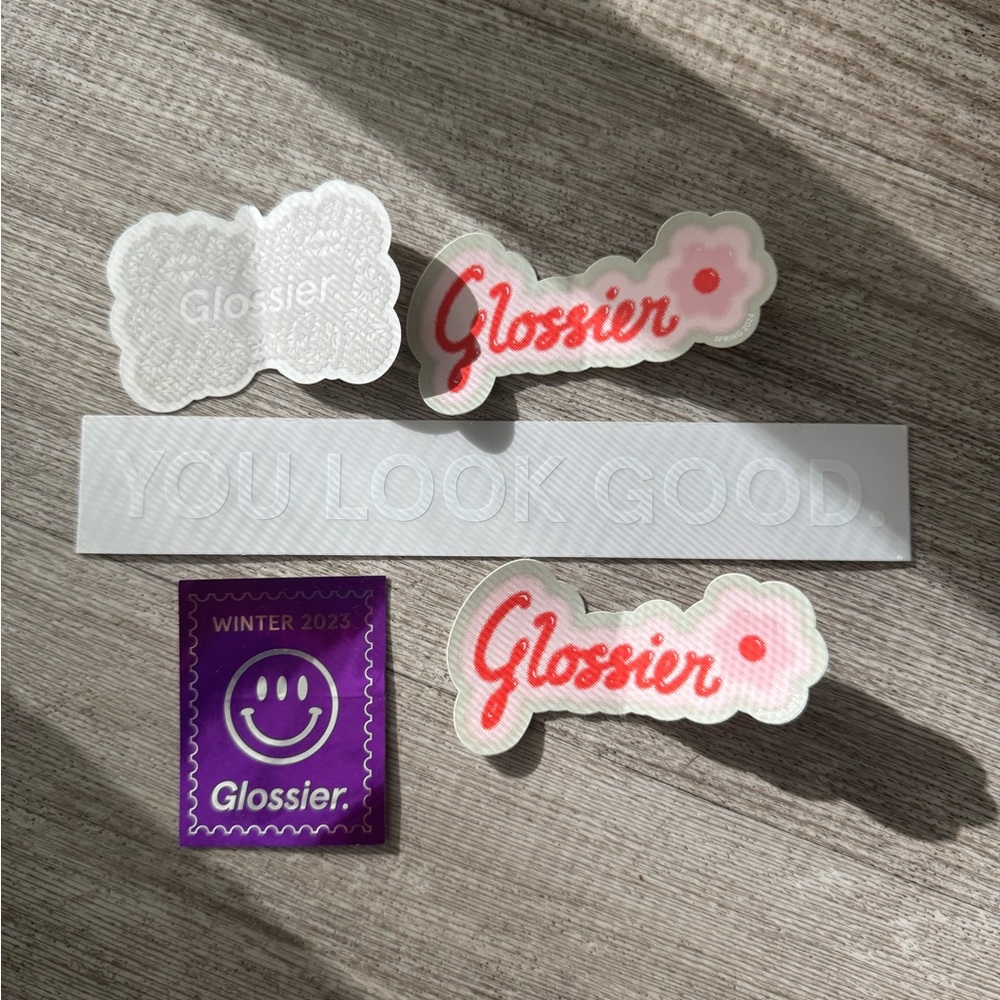 Glossier Sticker Set